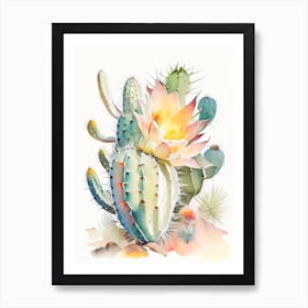 Chamaecereus Silvestrii Storybook Watercolours 1 Art Print