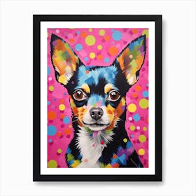 Chihuahua Pop Art Inspired 2 Art Print