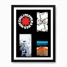 Red Hot Chili Peppers band music Art Print