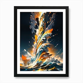 Abstract Painting 4 Art Print