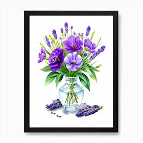 Flowers In A Vase Art Print