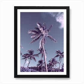Retro Palms Art Print