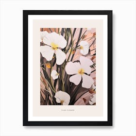 Flower Illustration Flax Flower Flower 1 Poster Art Print