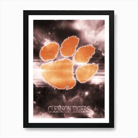 Clemson Tigers Art Print