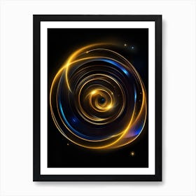 Abstract Spiral Art Print