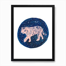 Midnight Tiger Art Print