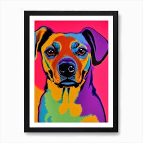 Dachshund Andy Warhol Style Dog Art Print