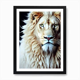 White Lion 6 Art Print