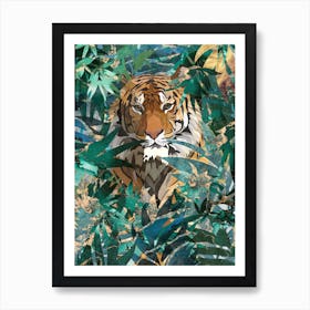 Tiger In The Jungle 1 Art Print