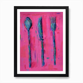 Cutlery Art Print