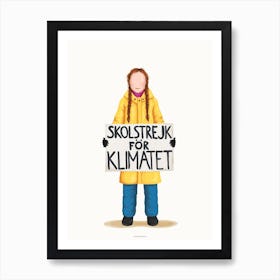 Greta Thunberg 1 Affiche