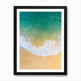 Aerial View Of A Beach 120 Art Print