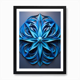 Kinetic Geometric Illustration 4 Art Print