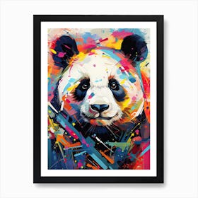 Panda Art In Contemporary Art Style 1 Art Print