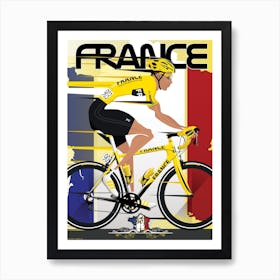 Tour De France Art Print