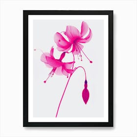 Hot Pink Fuchsia 2 Art Print