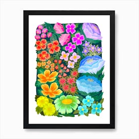 Flower Garden Art Print