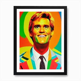 Jim Carrey Colourful Pop Movies Art Movies Art Print