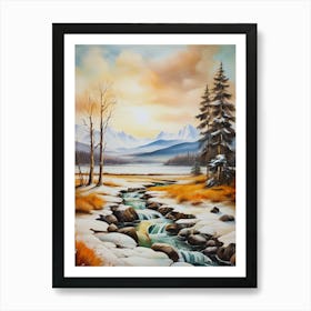 Winter Landscape 27 Art Print