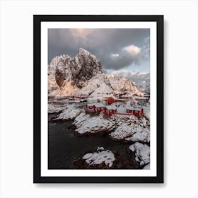 Stormy Lofoten Art Print