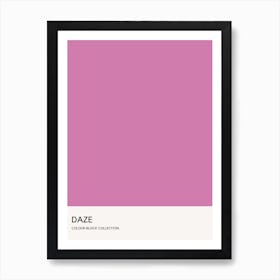 Daze Colour Block Poster Poster