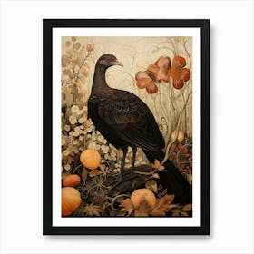 Dark And Moody Botanical Turkey 2 Art Print