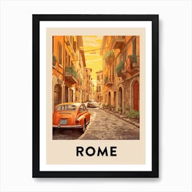 Vintage Travel Poster Rome 4 Art Print