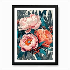 Peonies 6 Art Print