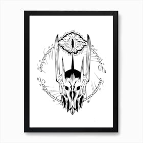 Sauron Eye Art Print