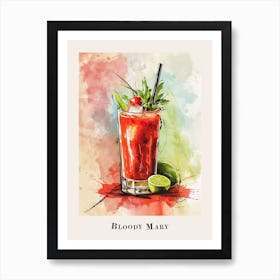 Bloody Mary Tile Poster 2 Art Print