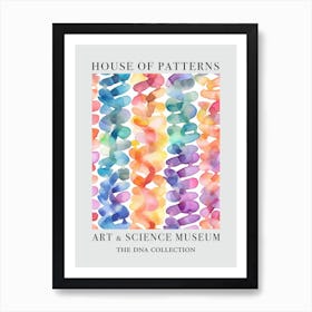 Watercolour Dna 3 House Of Patterns Art Print