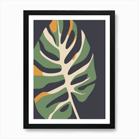 Monstera Leaf 3 Art Print