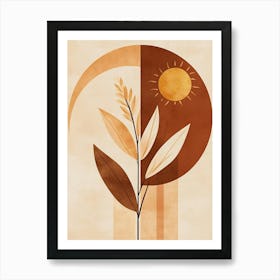 Sun And The Wheat Art Print