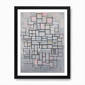 Composition No IV (1914), Piet Mondrian Art Print