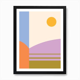 Colorfield Sunrise Art Print