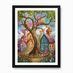 Fairytale Tree Art Print