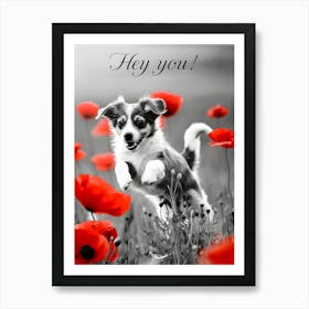 Hey You, a jumping puppy 1 Poster