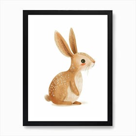 Cinnamon Rabbit Kids Illustration 1 Art Print