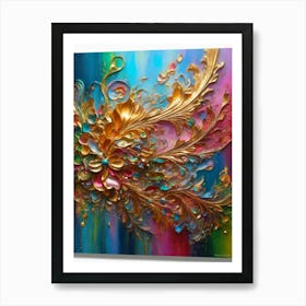 Abstract Painting 3 Art Print