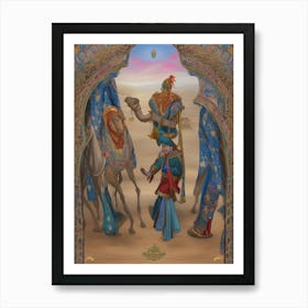 Camels Art Print