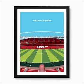 Emirates Stadium Arsenal Print Art Print