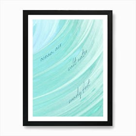 Ocean Wave Art Print