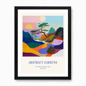 Colourful Gardens The Garden Of Morning Calm South Korea 2 Blue Poster Art Print