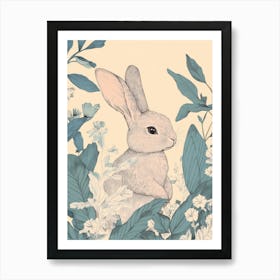 Rabbit In The Garden Art Print