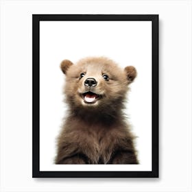 Brown Bear Cub Art Print