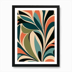 Abstract Floral Pattern Art Print