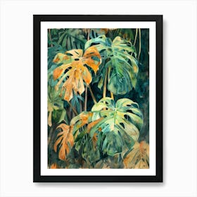 Monstera Leaves 4 Art Print