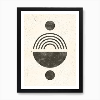 Rainbow Totem Art Print