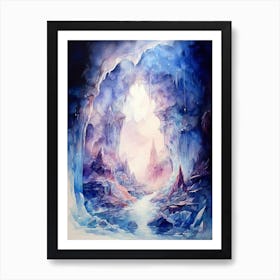 Ice Cave Art Print