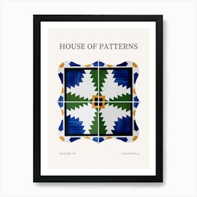 Tile Pattern Poster 22 Art Print